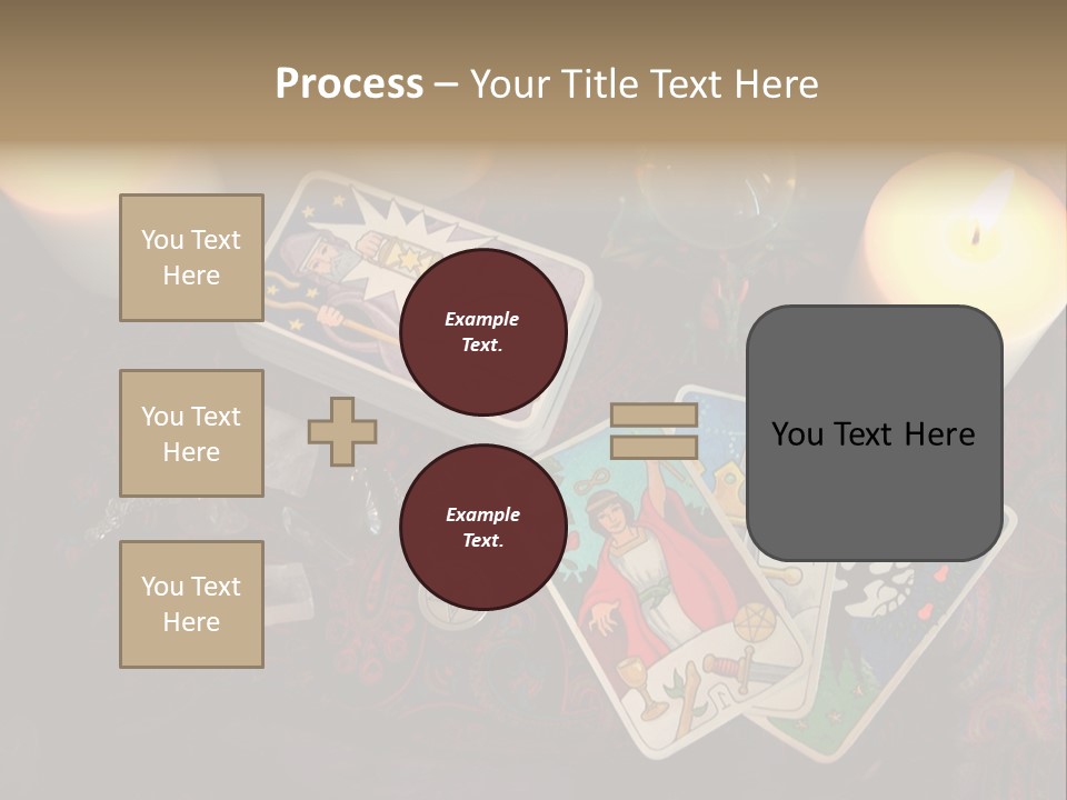 Tarot Pentagram Magic PowerPoint Template