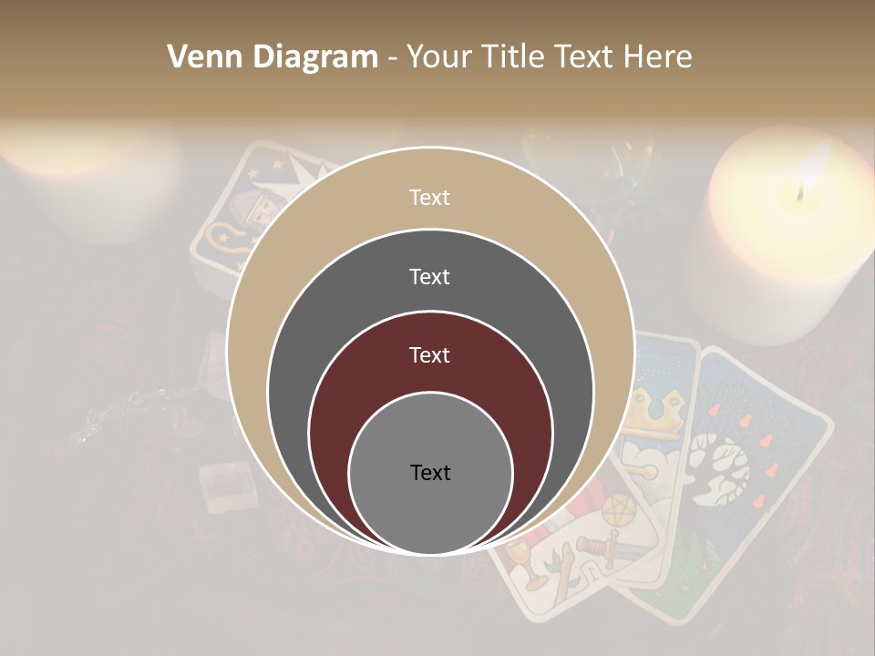 Tarot Pentagram Magic PowerPoint Template