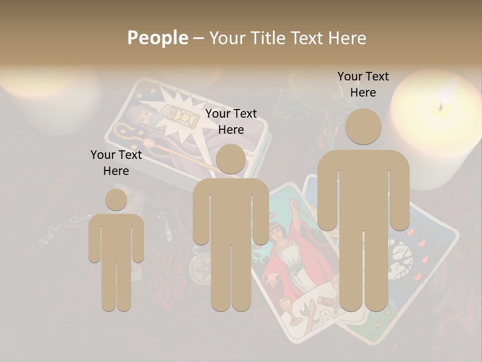 Tarot Pentagram Magic PowerPoint Template