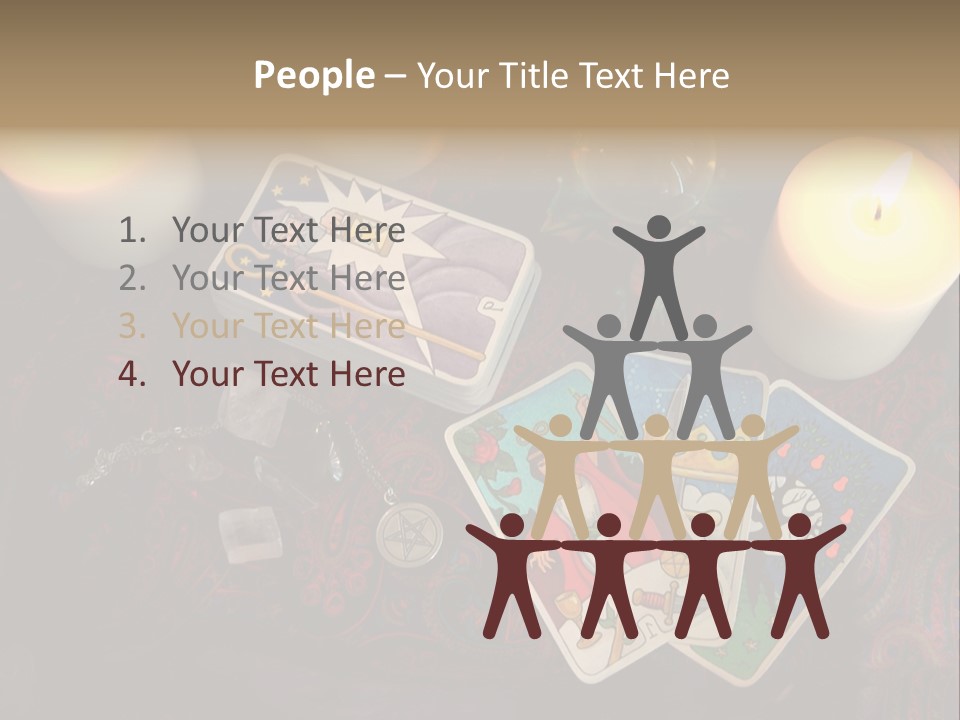 Tarot Pentagram Magic PowerPoint Template