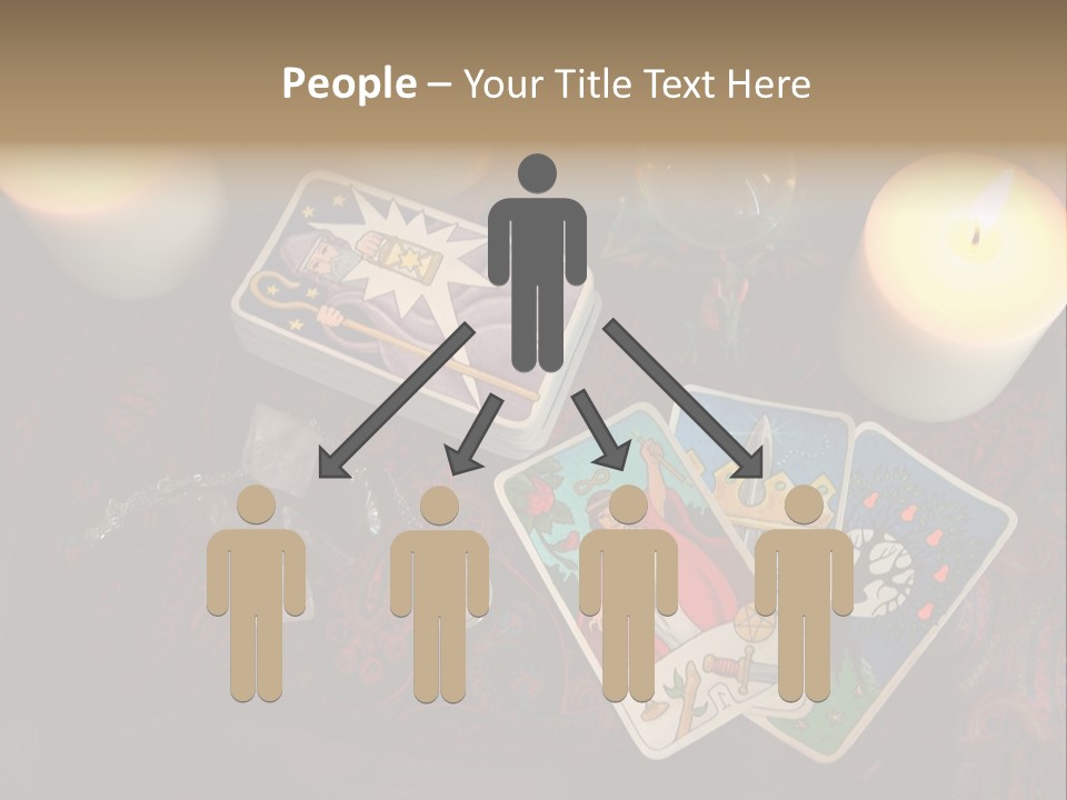 Tarot Pentagram Magic PowerPoint Template