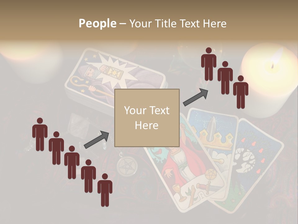Tarot Pentagram Magic PowerPoint Template