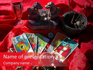 Incense Magician Pagan PowerPoint Template