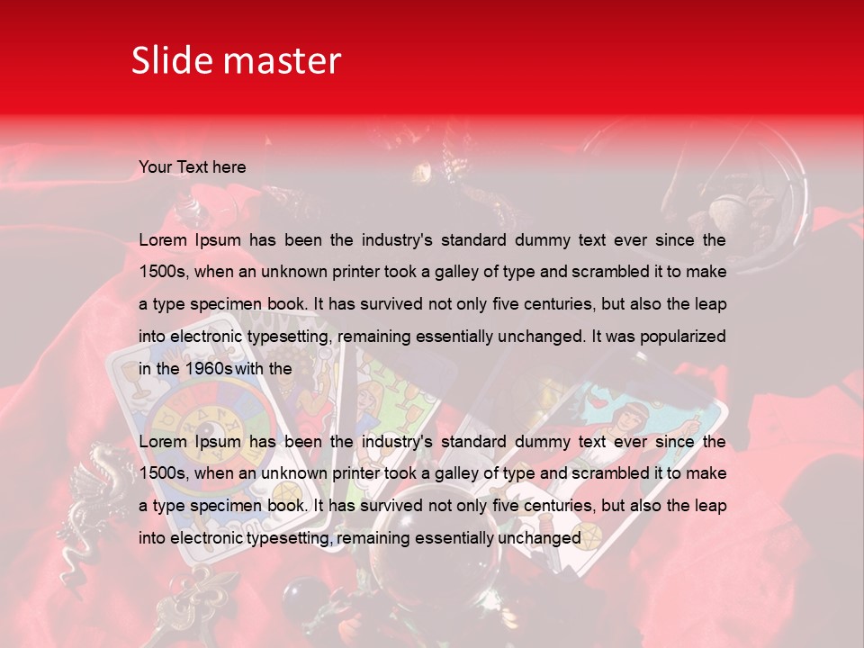 Incense Magician Pagan PowerPoint Template