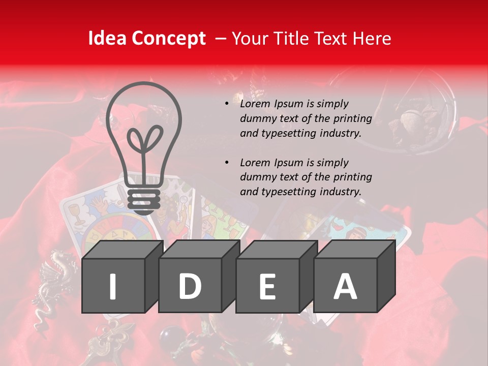 Incense Magician Pagan PowerPoint Template