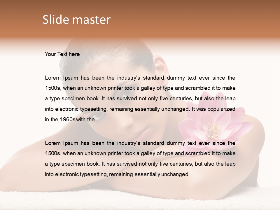 Lotus Pure Gorgeus PowerPoint Template