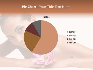 Skincare Young Hand PowerPoint Template