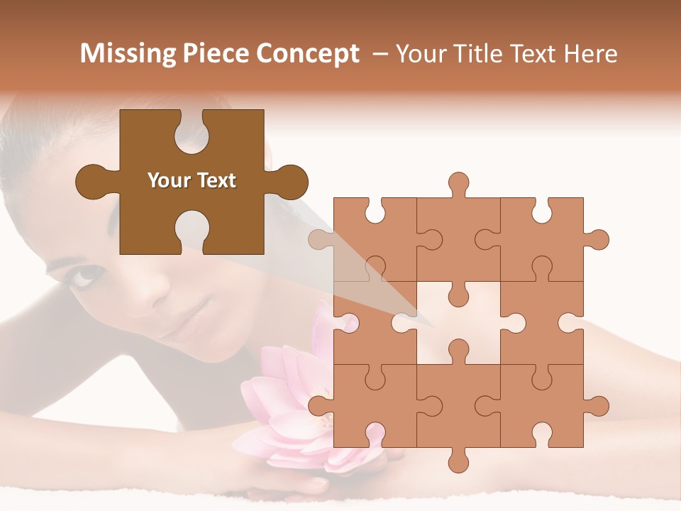 Skincare Young Hand PowerPoint Template