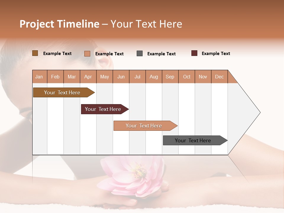 Skincare Young Hand PowerPoint Template