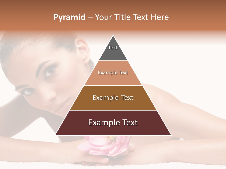 Skincare Young Hand PowerPoint Template