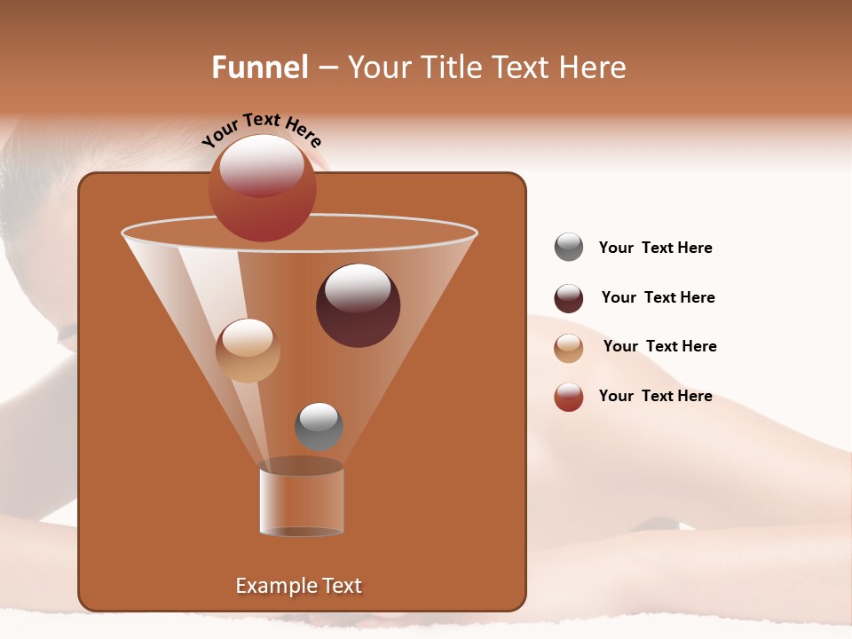 Skincare Young Hand PowerPoint Template