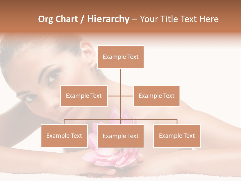 Skincare Young Hand PowerPoint Template