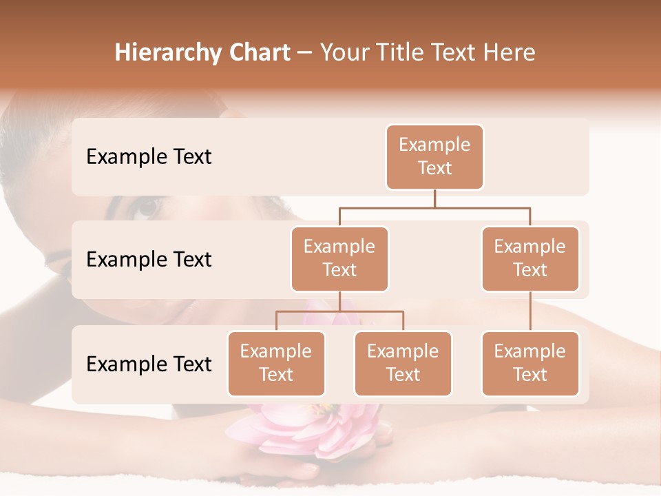 Skincare Young Hand PowerPoint Template