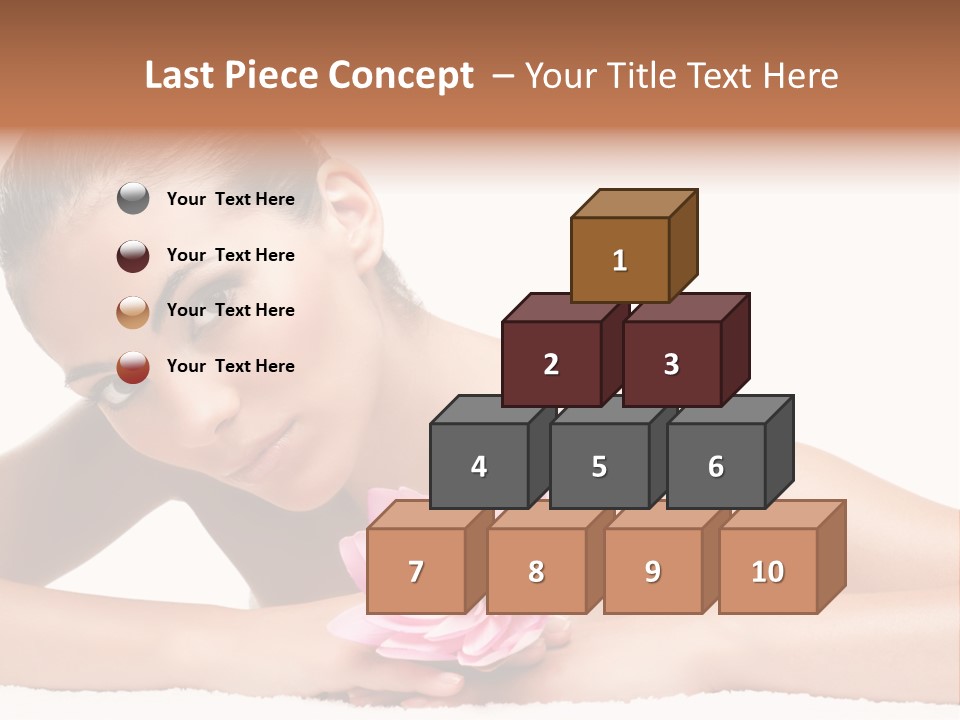 Skincare Young Hand PowerPoint Template