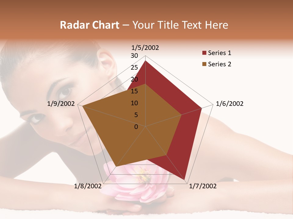 Skincare Young Hand PowerPoint Template