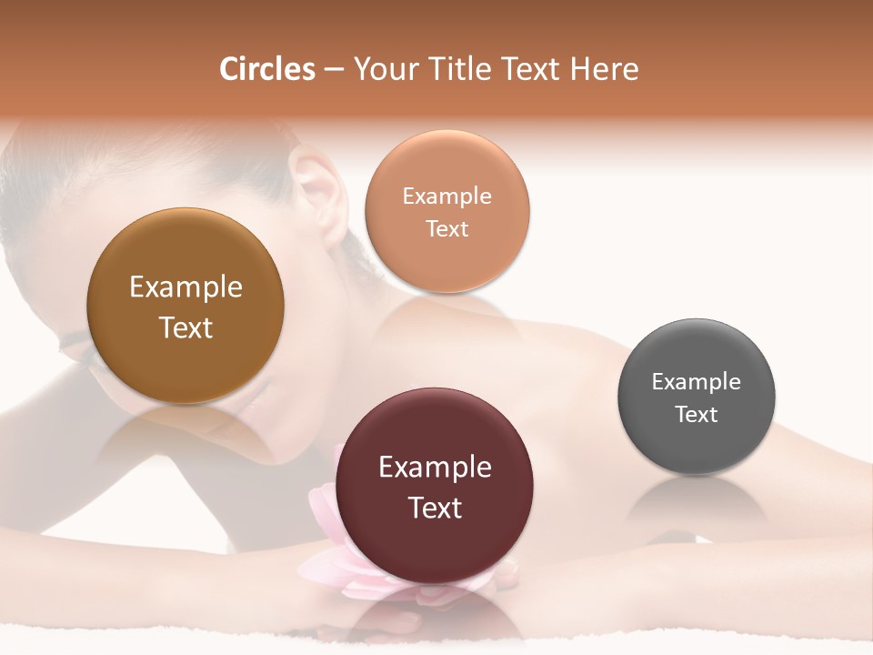 Skincare Young Hand PowerPoint Template