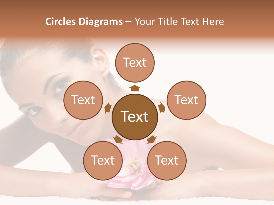 Skincare Young Hand PowerPoint Template