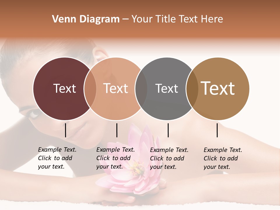 Skincare Young Hand PowerPoint Template