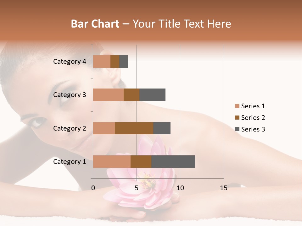 Skincare Young Hand PowerPoint Template