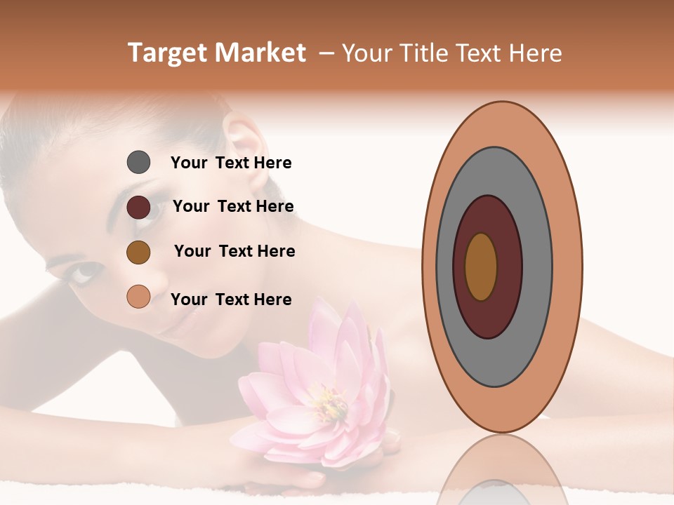 Skincare Young Hand PowerPoint Template