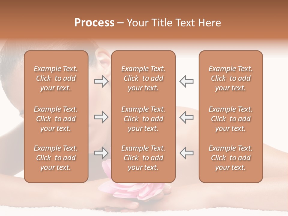 Skincare Young Hand PowerPoint Template