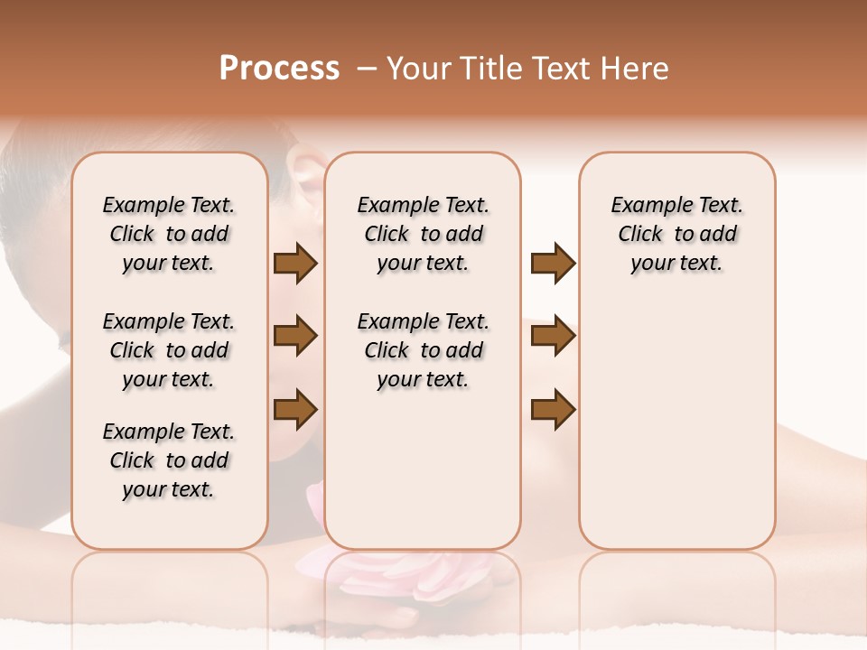 Skincare Young Hand PowerPoint Template