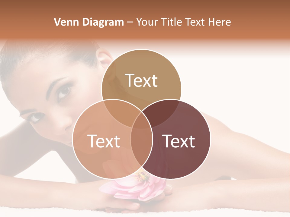 Skincare Young Hand PowerPoint Template