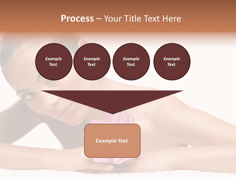 Skincare Young Hand PowerPoint Template