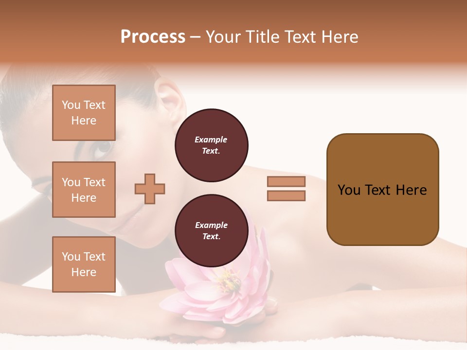 Skincare Young Hand PowerPoint Template