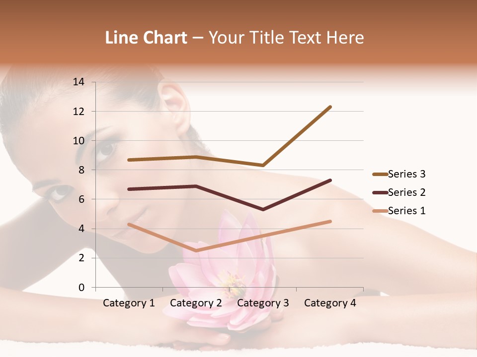 Skincare Young Hand PowerPoint Template