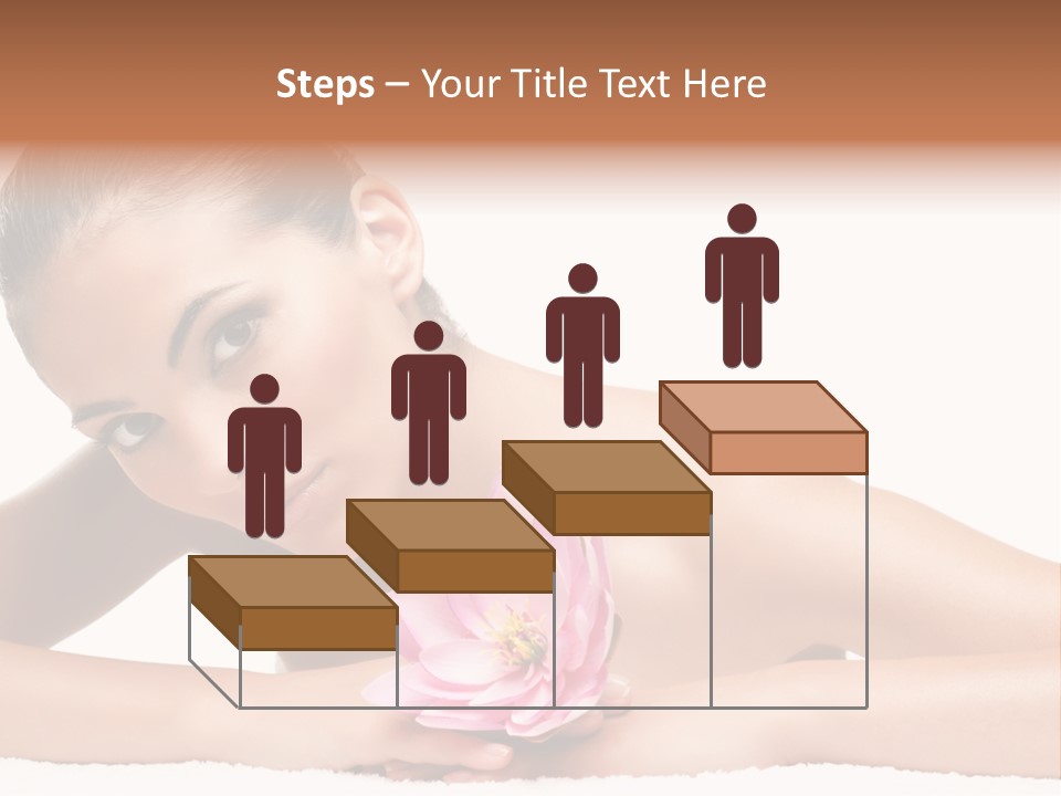 Skincare Young Hand PowerPoint Template