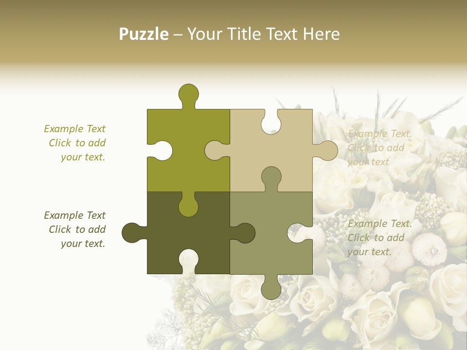 Space Bridal Copy PowerPoint Template