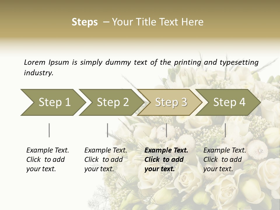 Space Bridal Copy PowerPoint Template
