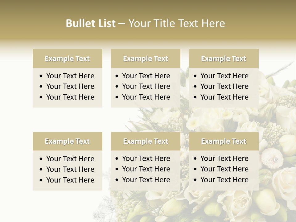 Space Bridal Copy PowerPoint Template