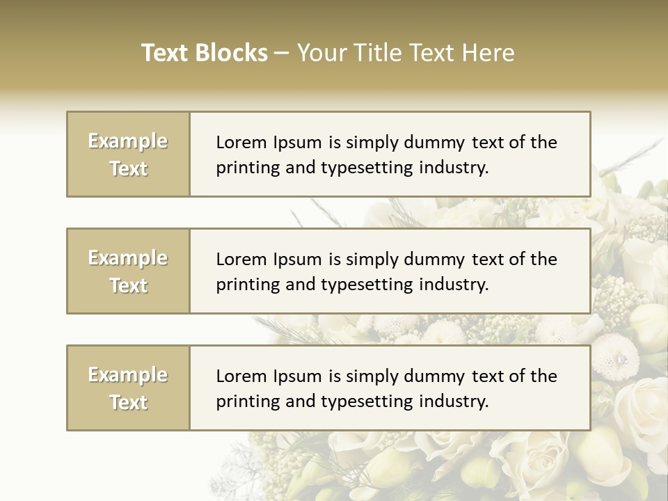 Space Bridal Copy PowerPoint Template