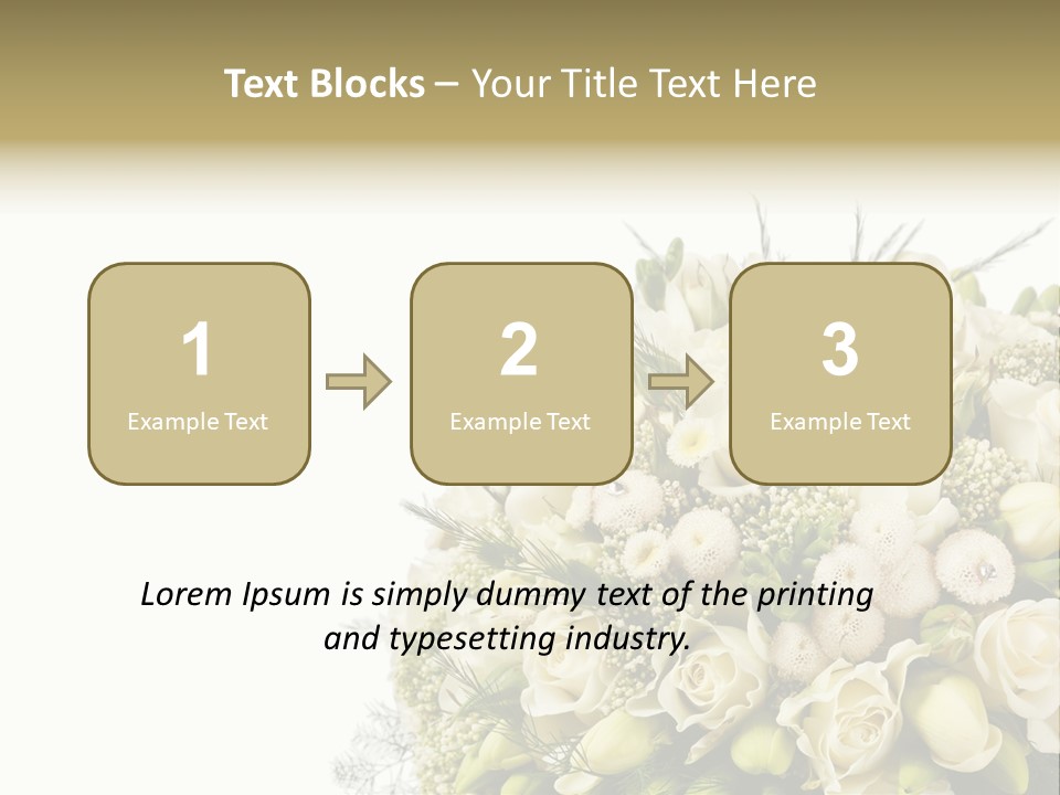 Space Bridal Copy PowerPoint Template