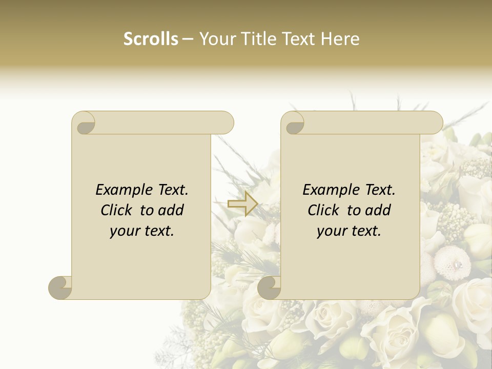 Space Bridal Copy PowerPoint Template