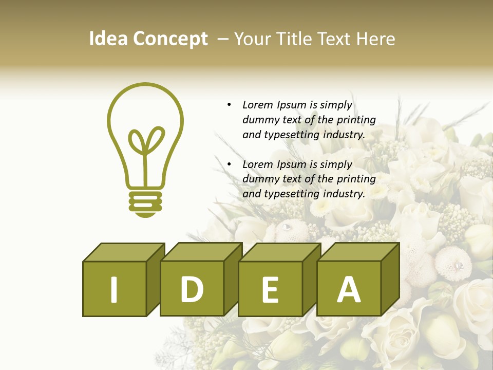 Space Bridal Copy PowerPoint Template