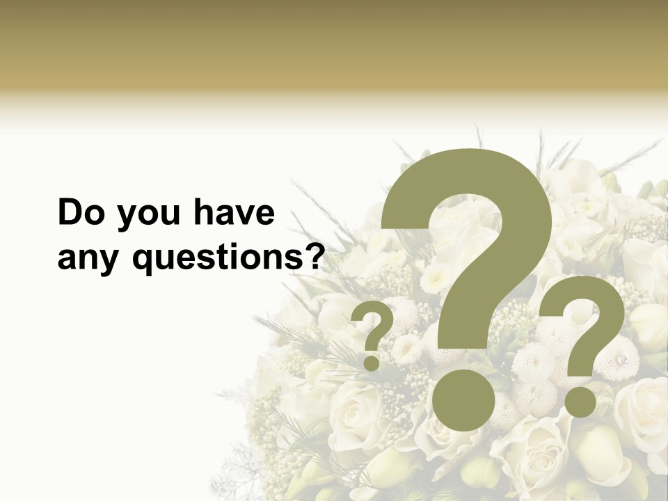 Space Bridal Copy PowerPoint Template