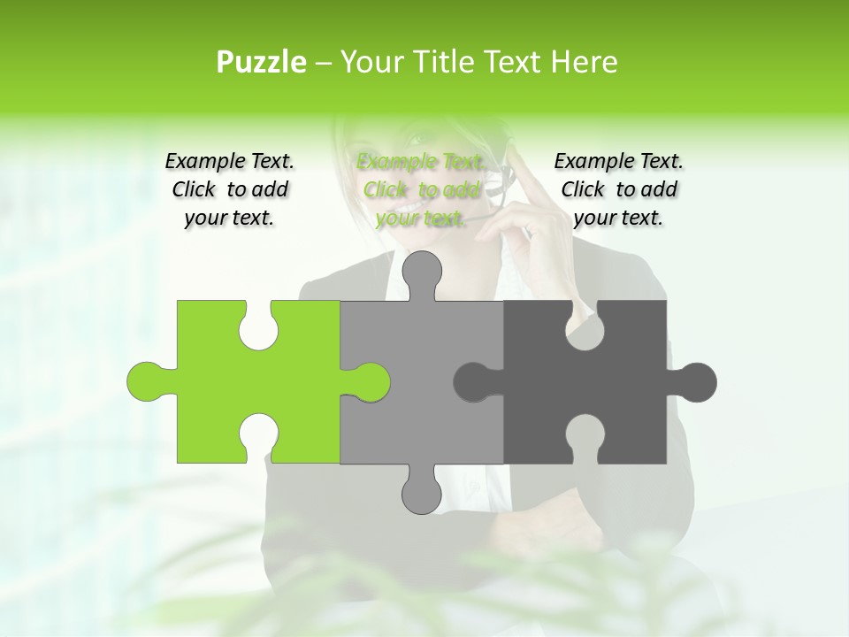 Representative Help Desk Attractive PowerPoint Template