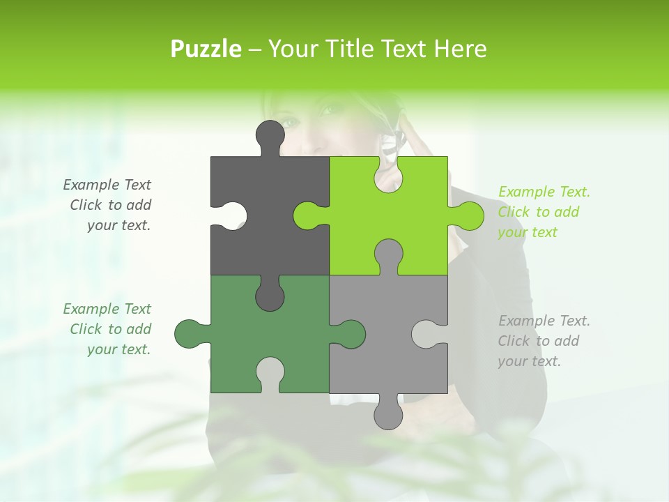 Representative Help Desk Attractive PowerPoint Template