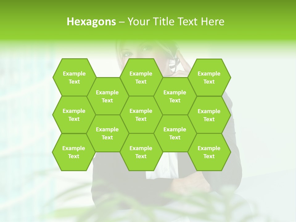 Representative Help Desk Attractive PowerPoint Template