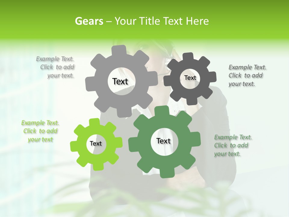 Representative Help Desk Attractive PowerPoint Template