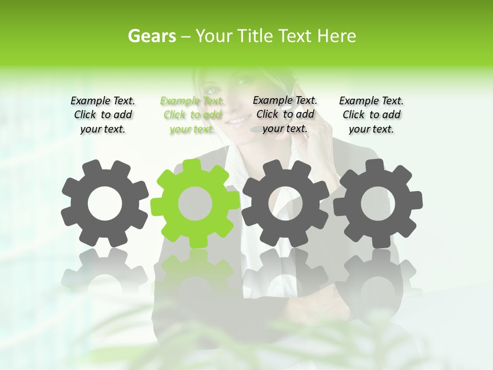 Representative Help Desk Attractive PowerPoint Template