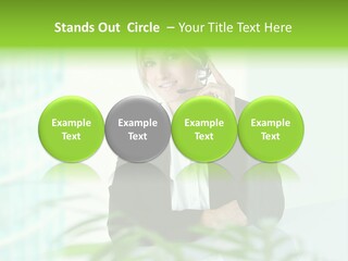 Representative Help Desk Attractive PowerPoint Template