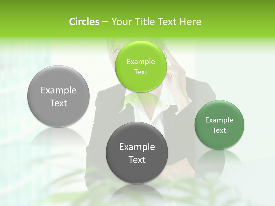 Representative Help Desk Attractive PowerPoint Template