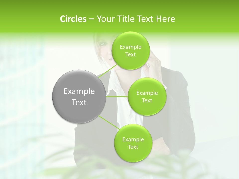 Representative Help Desk Attractive PowerPoint Template