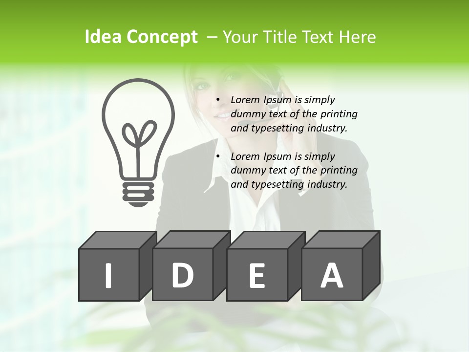 Representative Help Desk Attractive PowerPoint Template