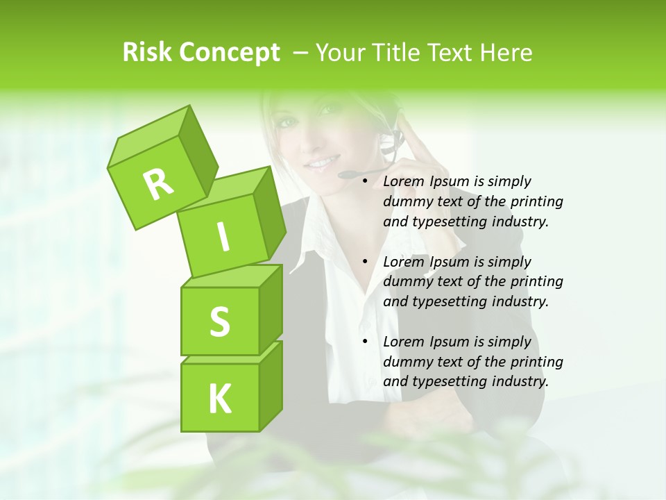 Representative Help Desk Attractive PowerPoint Template