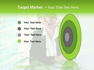 Representative Help Desk Attractive PowerPoint Template